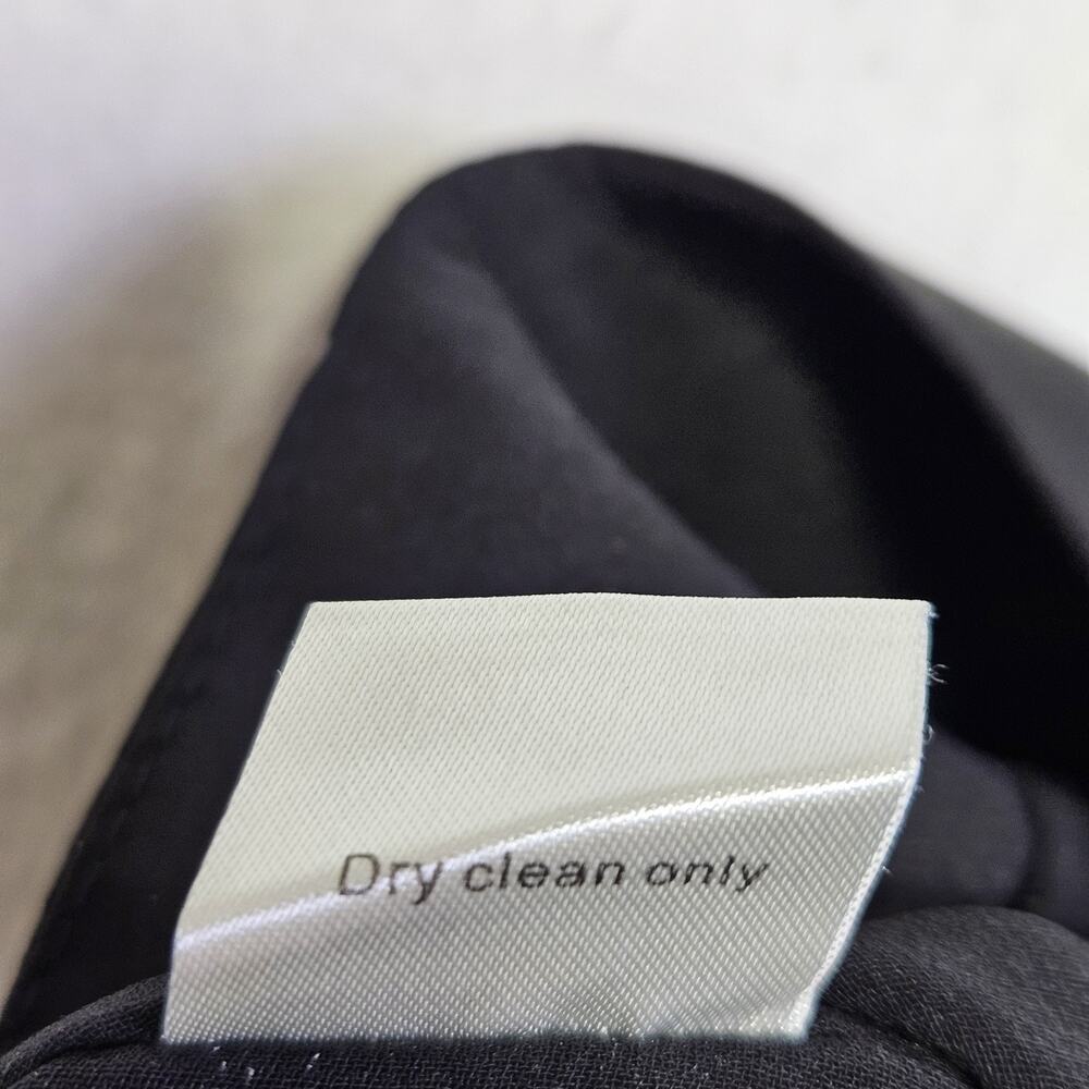 Line & Dot 100% Silk Wide Leg Pant Women M Revolve Minimal Quiet Luxury Black - Picture 12 of 16